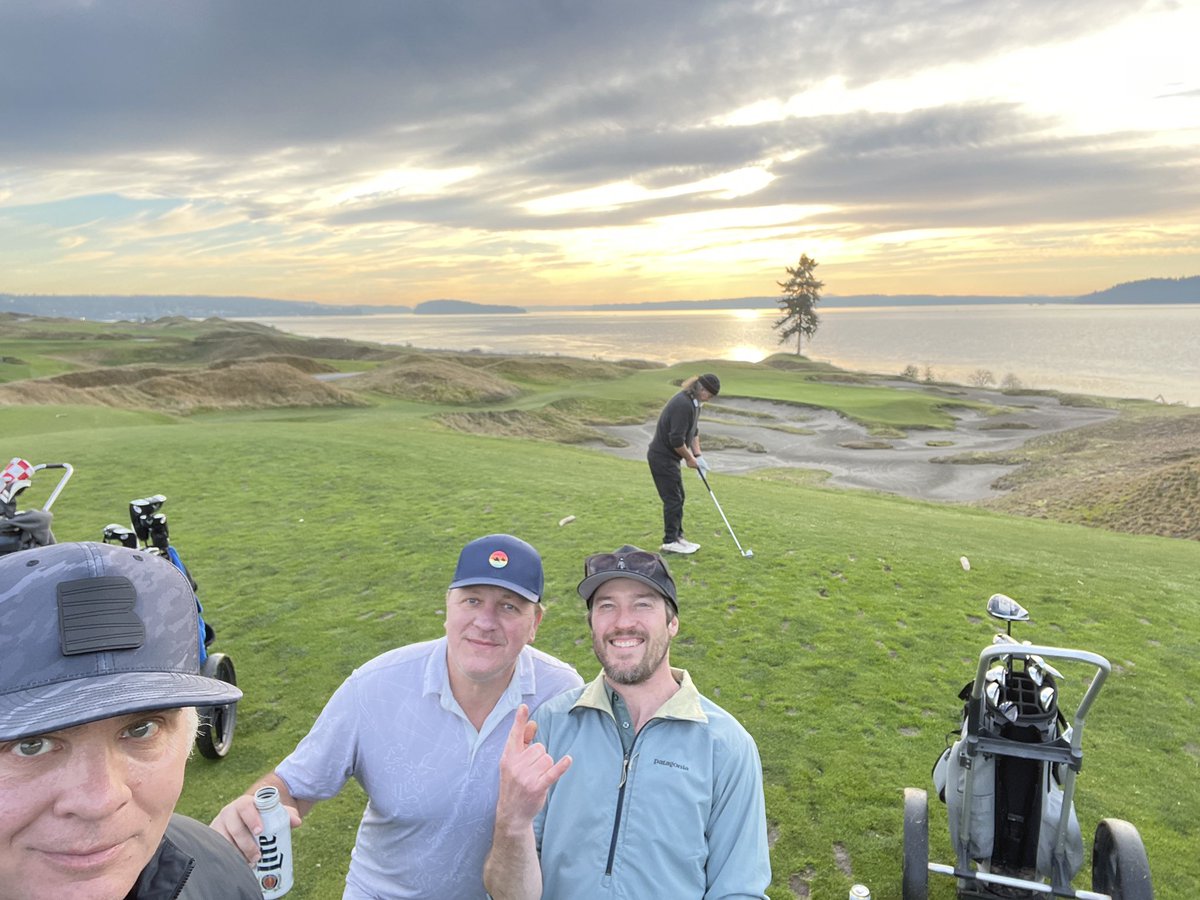 Great day at <a href="/ChambersBayGolf/">Chambers Bay Golf</a>