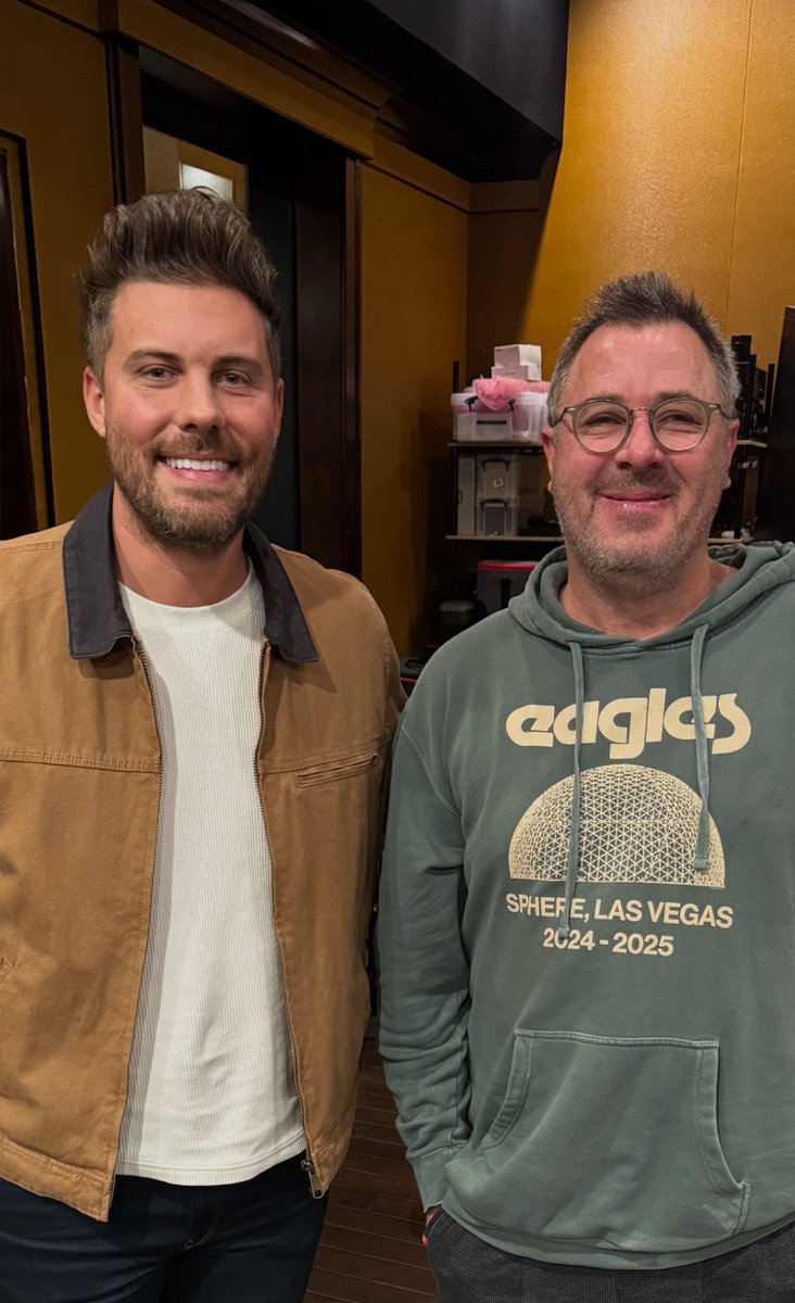 It was so cool working with one of my heroes Vince Gill! Can’t wait for y’all to hear “Love Flies!” It’s out next Friday, February 13th!