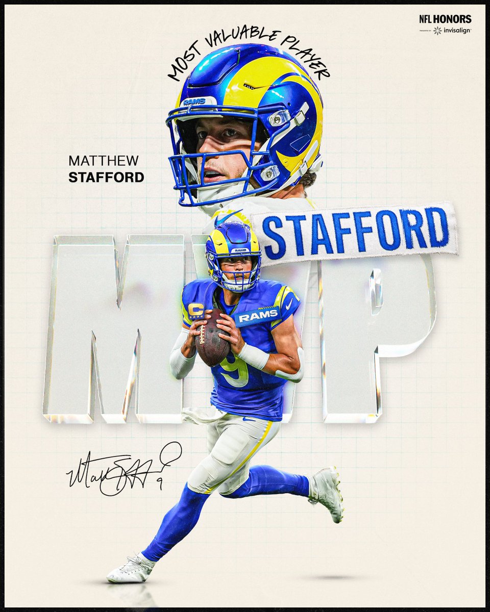 The MVP: Matthew Stafford 🏆