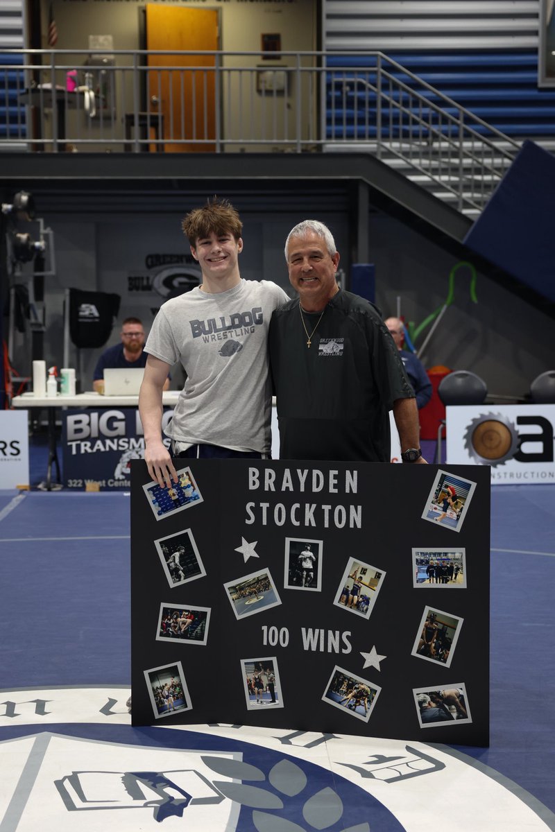 Congratulations Brayden Stockton on your 💯 career win <a href="/tim_radio/">Tim Terry 🎤</a> <a href="/GWDAthletics/">Greenwood Bulldogs</a> <a href="/residentnewsnet/">ResidentNewsNetwork</a>