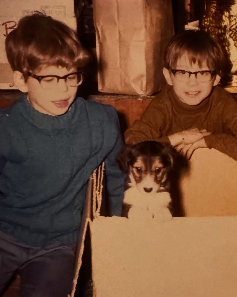 A few really special memories stood out to me as I went through old photos. 

This is me, my brother Mark, and our puppy, “Mally Christmas,” who was with us until I was out of college. 

Alaska has always been home. Family, community, and looking out for one another are values