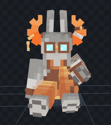 blockbench models im proud of.. 3 were commed :3 #phighting #blockbench