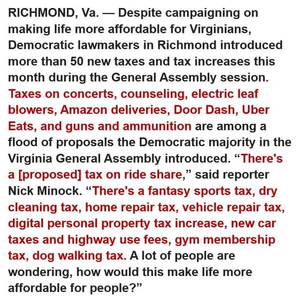 So much for moderate Democrats in VA.