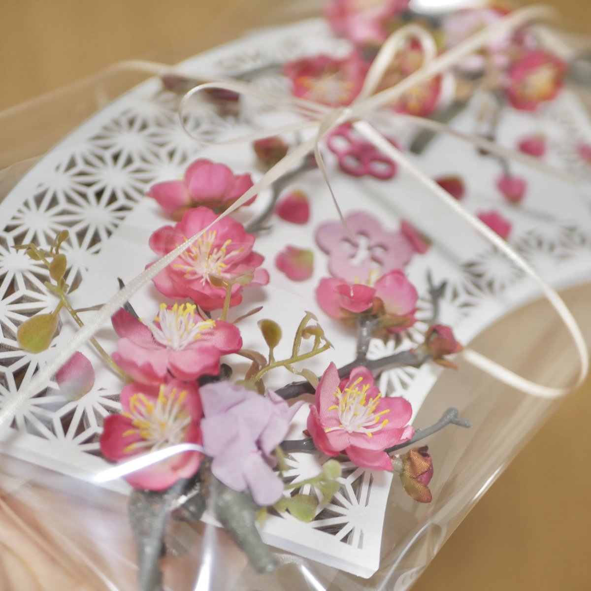 梅の季節🌸
和花は心が和みます🍵🍡