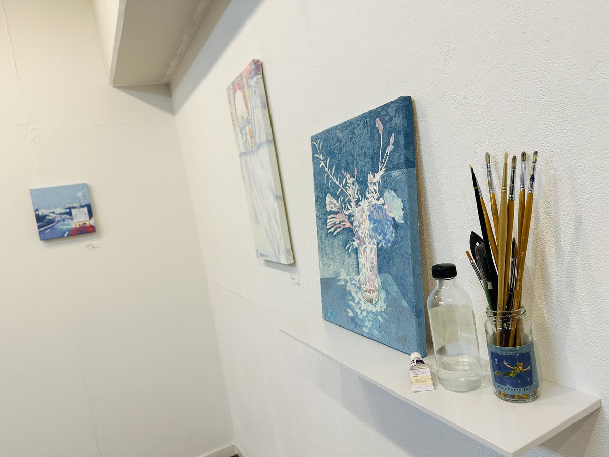 2/6、アクリル、油彩水彩、日本画、写真😍 多種多様な作品がズラリと