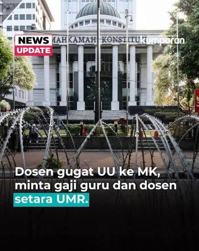 ardisatriawan's tweet image. Perkara dosen boleh digaji di bawah UMR:

Kita sampai perlu gugat ke MK.

Negara macam apa ini?