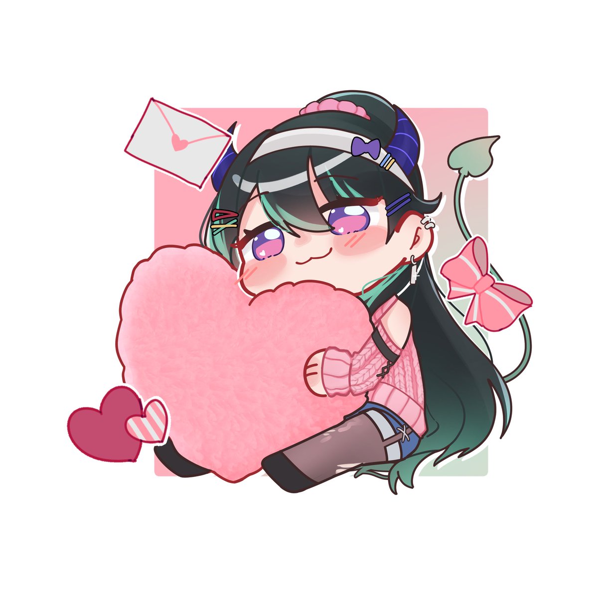 Kaw kaw, ak ada gip palentine…
tapi ak keburu excited soalnya ini cute bgt 😍
jadi gip skrg aja gpp yhh

art by : <a href="/RoseliaViento/">Roselia The Nightingale</a> 
#Karillust 

PNG here 👇
drive.google.com/drive/folders/…