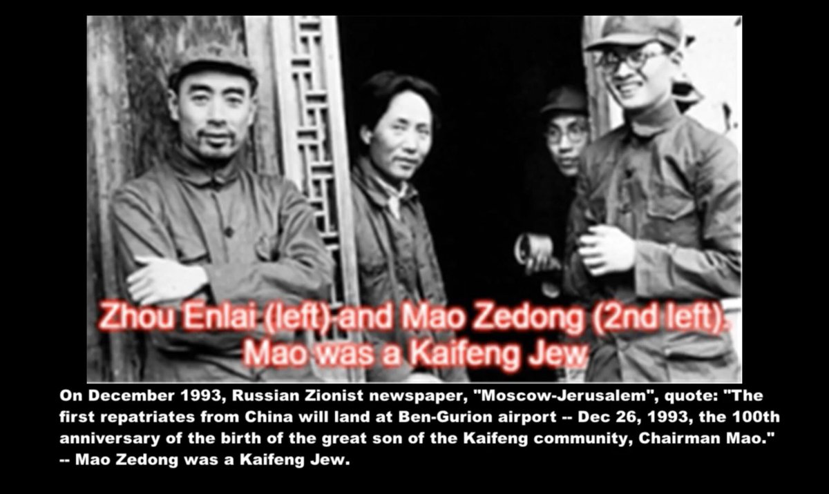 gamgyul118346's tweet photo. @Golden_nuggiez Mao was a kaifeng jew
Other hakkas jew is Deng Xiaoping https://t.co/G5BT63788s