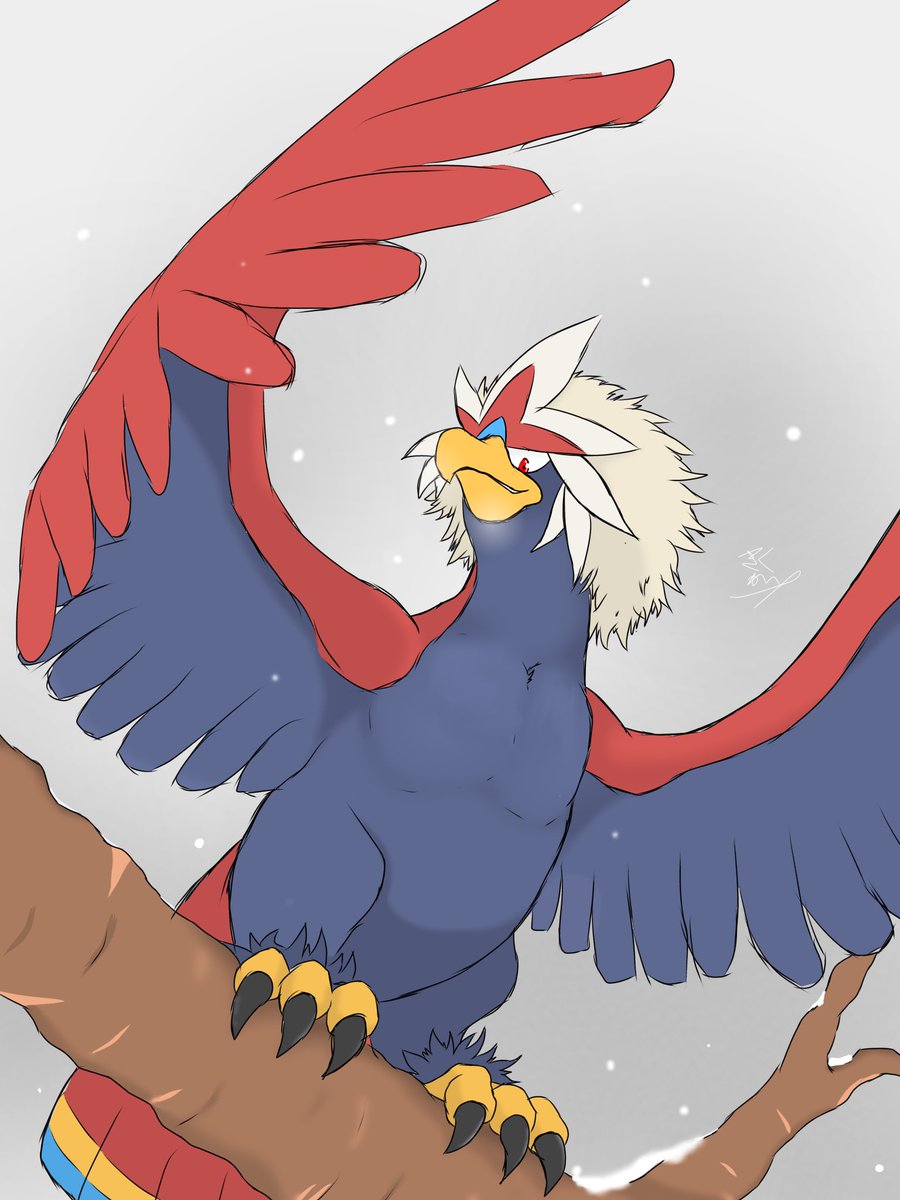 翼を大きく描きたかっただけのウォーグルくん雑描き