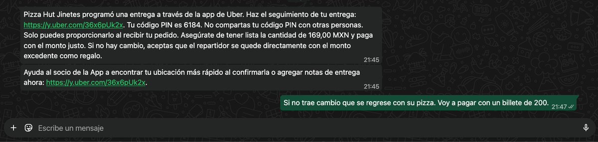 Bernardo_sees's tweet photo. Esto es legal @Profeco ? Mensajes de @Uber_MEX https://t.co/zQZoWygmA3
