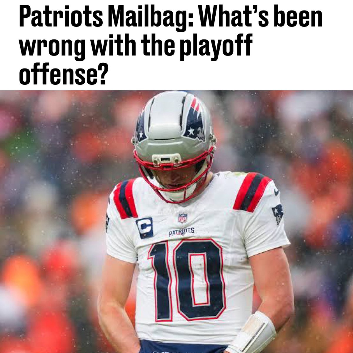 Romello185's tweet photo. @Clam_Fan @NFL_DovKleiman Maye is doing the leading? 🤔 https://t.co/sy7Tpfv9gA