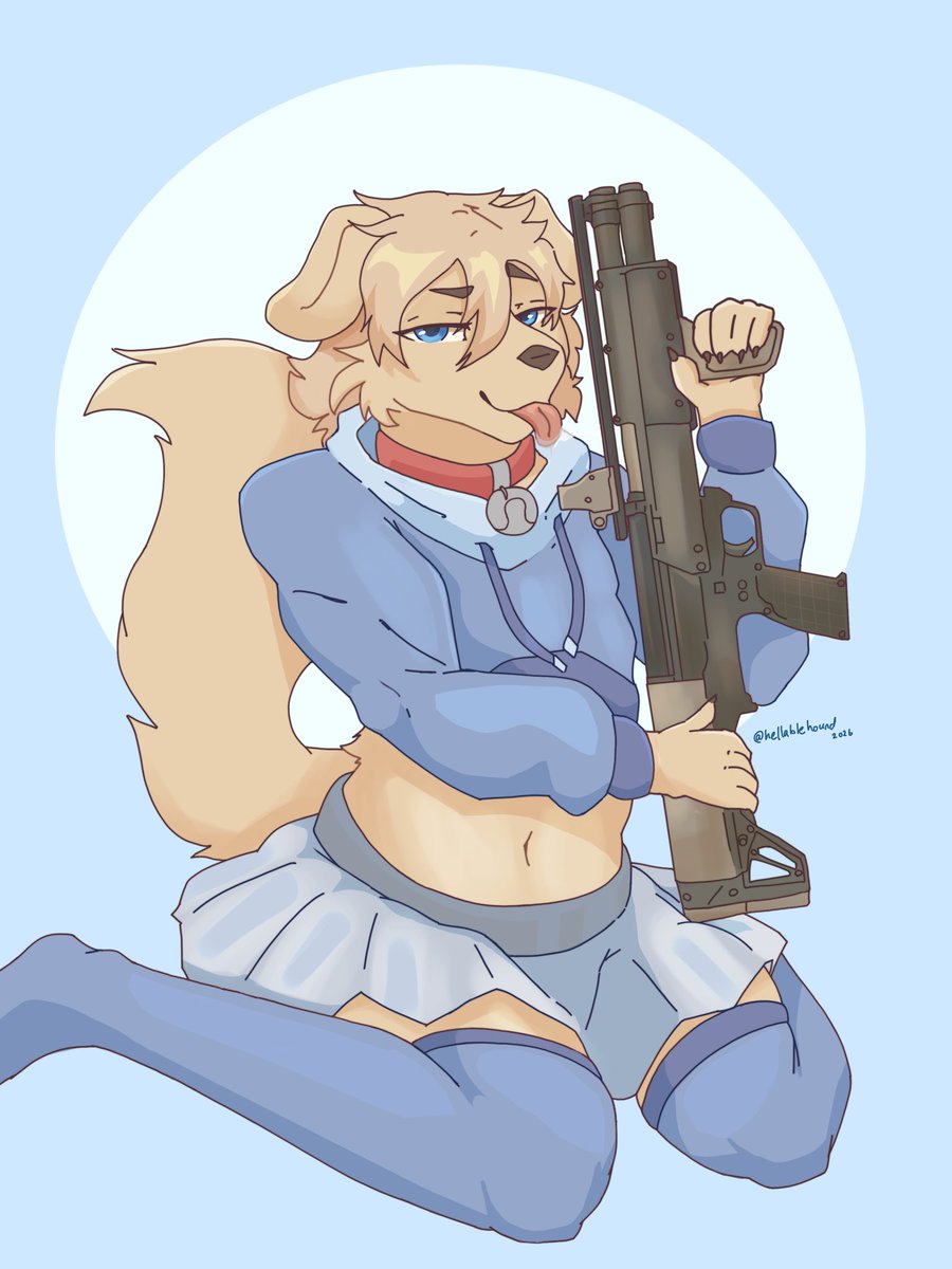 hellablehound's tweet photo. Femboys and Firearms inspired piece! @MarcusGrayArts
For Xanderbruh https://t.co/vG7z3KQXvL