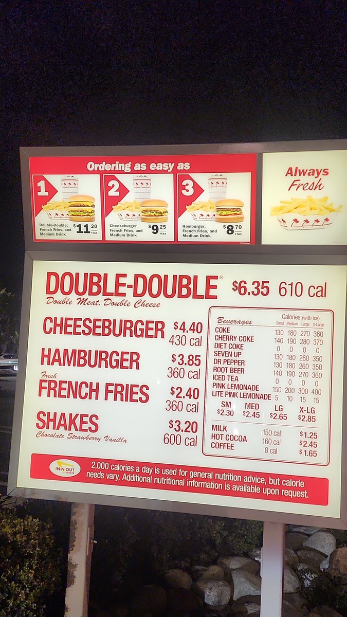 0xJiuJitsuJerry's tweet photo. Do you like @innoutburger?

If so what's your go to order?

#SecretMenu #AnimalStyle https://t.co/ge9rrd5IKg