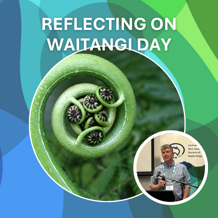 ANZSN's tweet photo. On Waitangi Day we acknowledge Te Tiriti o Waitangi &amp; the impacts on Māori health. Nephrologists see these inequities daily in KD outcomes.

ANZSN is committed to advancing Indigenous health in Aotearoa &amp; Australia, respecting Te Ao Māori &amp; upholding principles of Te Tiriti https://t.co/lt3eoRtc3h