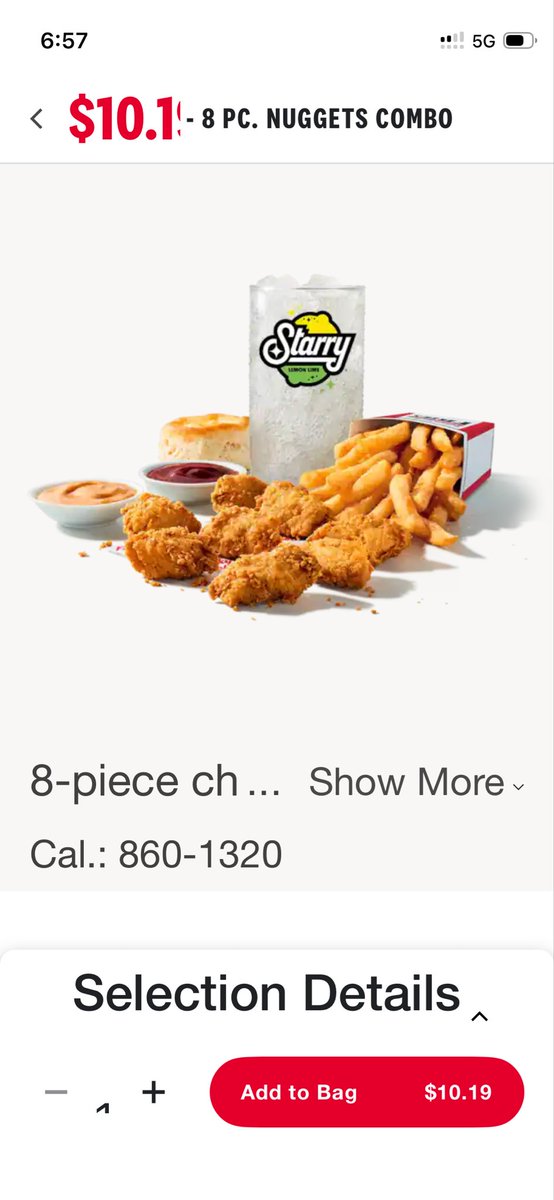 jsarge78's tweet photo. @kfc maybe not false advertising but definitely deceptive! Maybe call them chicken dice! Advertised nugget compared to actual product https://t.co/DlXBzDNeIm