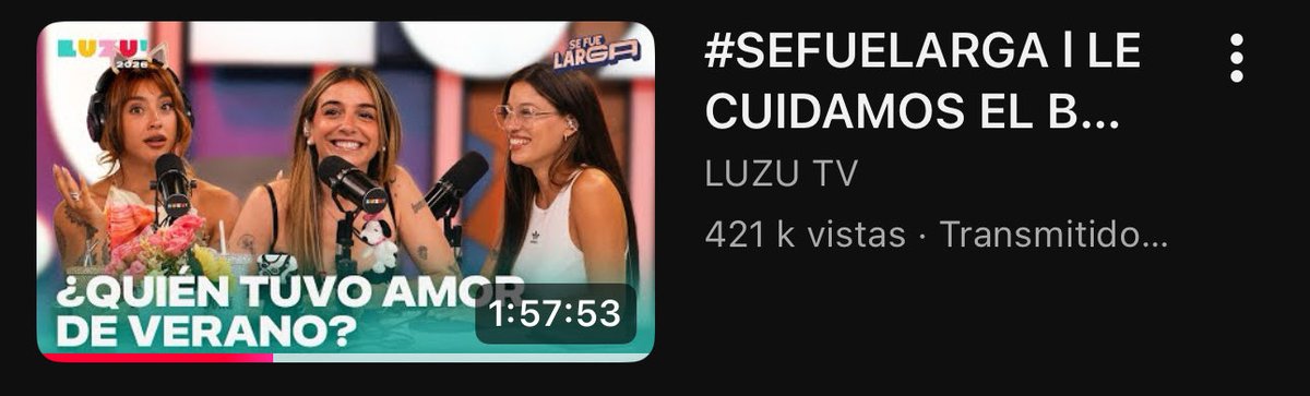 fermin_bo's tweet photo. #SeFueLarga no quiero dejar pasar el crecimiento que tuvo el programa. Es un trabajo del día a día. En tan solo un año sextuplicamos nuestra audiencia y nos posicionamos como uno de los programas mas vistos del streaming en Argentina. Vamos por mas pero siempre agradeciéndote por ser parte de esto tan hermoso que formamos🤍 Gracias siempre @cmdeluzu y @NicolasOcchiato por la confianza