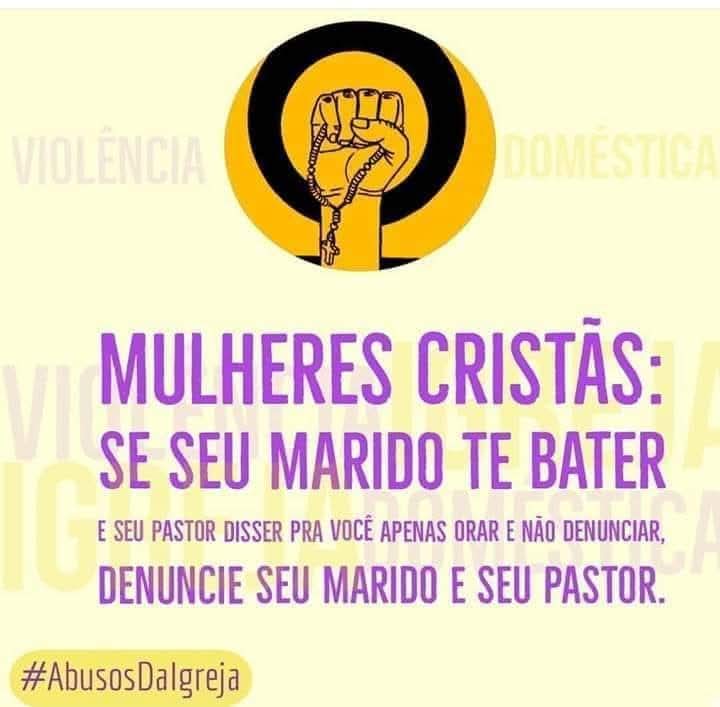 Mulheres não aceitem abusos de nenhum macho. Denunciem!