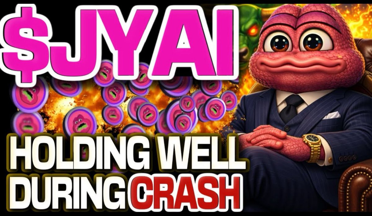 Main Account <a href="/JYAI_JERRY/">JYAI</a> 💥
Video By <a href="/GossipatorNews/">Gossipator</a> 🫡

$JYAI COIN IS HOLDING WELL DESPITE THE MARKET CRASH!!! youtu.be/u2b4v6EQ4QQ?si… via <a href="/YouTube/">YouTube</a>