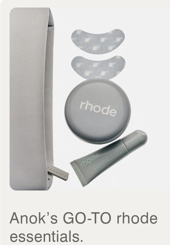 Anok Yai's go to essentials are the sculpting face mask, plumping