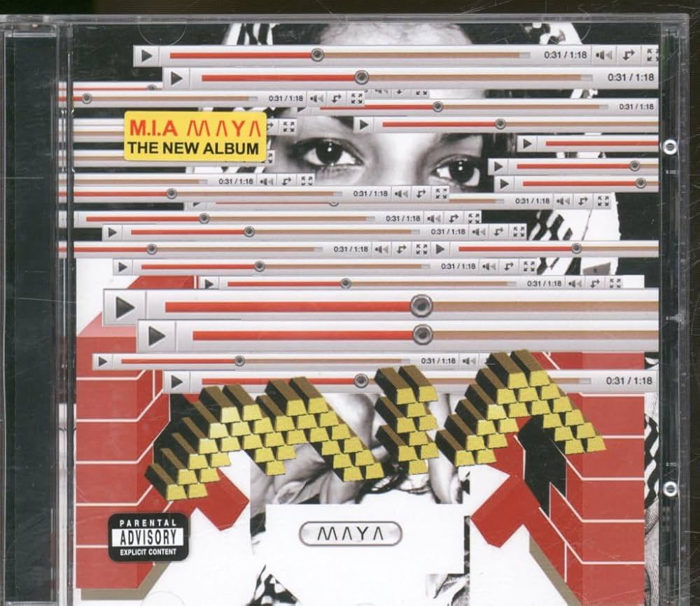 kissmeriver's tweet photo. m.i.a. has the best album covers of the 21st century not even saying this as a fan but imagine seeing this as a 12 year old this was the most sickening album cover ever to me https://t.co/Sdp3EAu7rJ