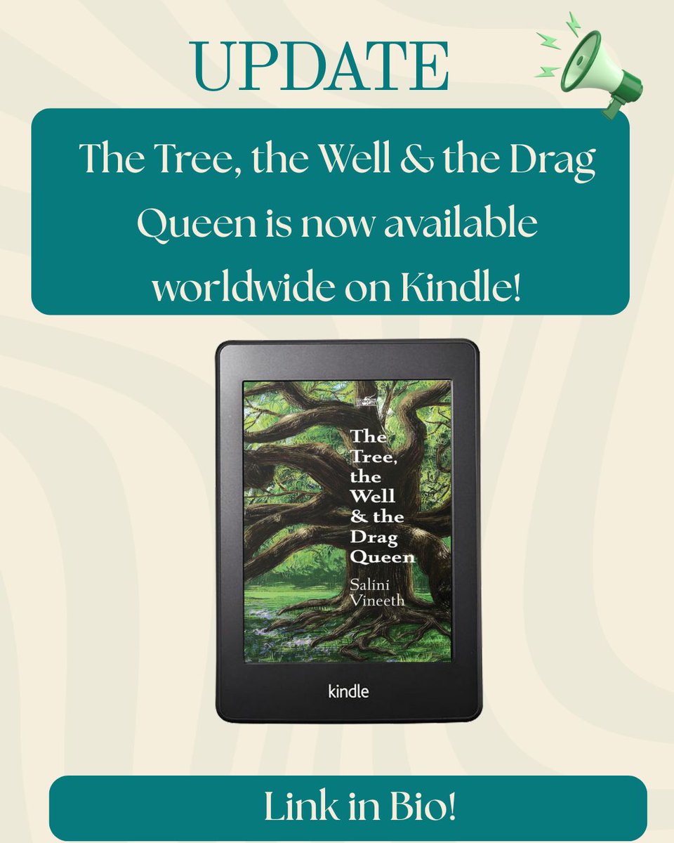 Update! The Tree, the Well &amp; the Drag Queen is now available worldwide in Kindle Format! 
#Books #Reading #QueerLiterature #Fantasy #LGBTQIA #Literature #Fiction #BookSuggestion #Reading #Readers #DragRace 

amazon.in/dp/B0GL6YG7XS
amazon.com/dp/B0GL6YG7XS/