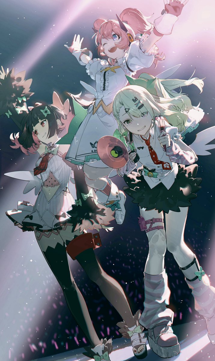 ゼンレスゾーンゼロより
PRとして妄想エンジェルの3人描かせていただきました!!
#ゼンゼロ  #妄想エンジェル