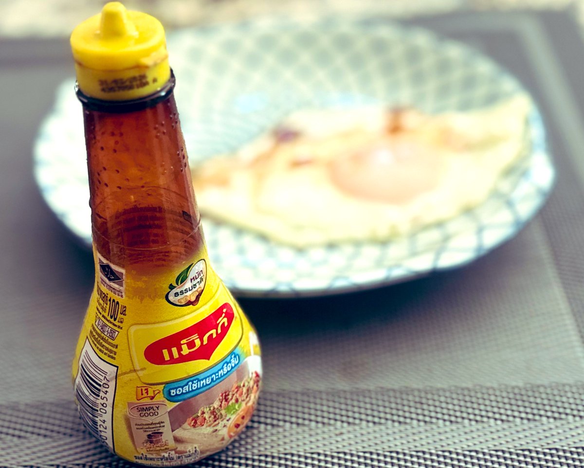 🇹🇭 目玉焼きにはメッギー แม็กกี้🍳 マギー（MAGGI）は🇨🇭スイス