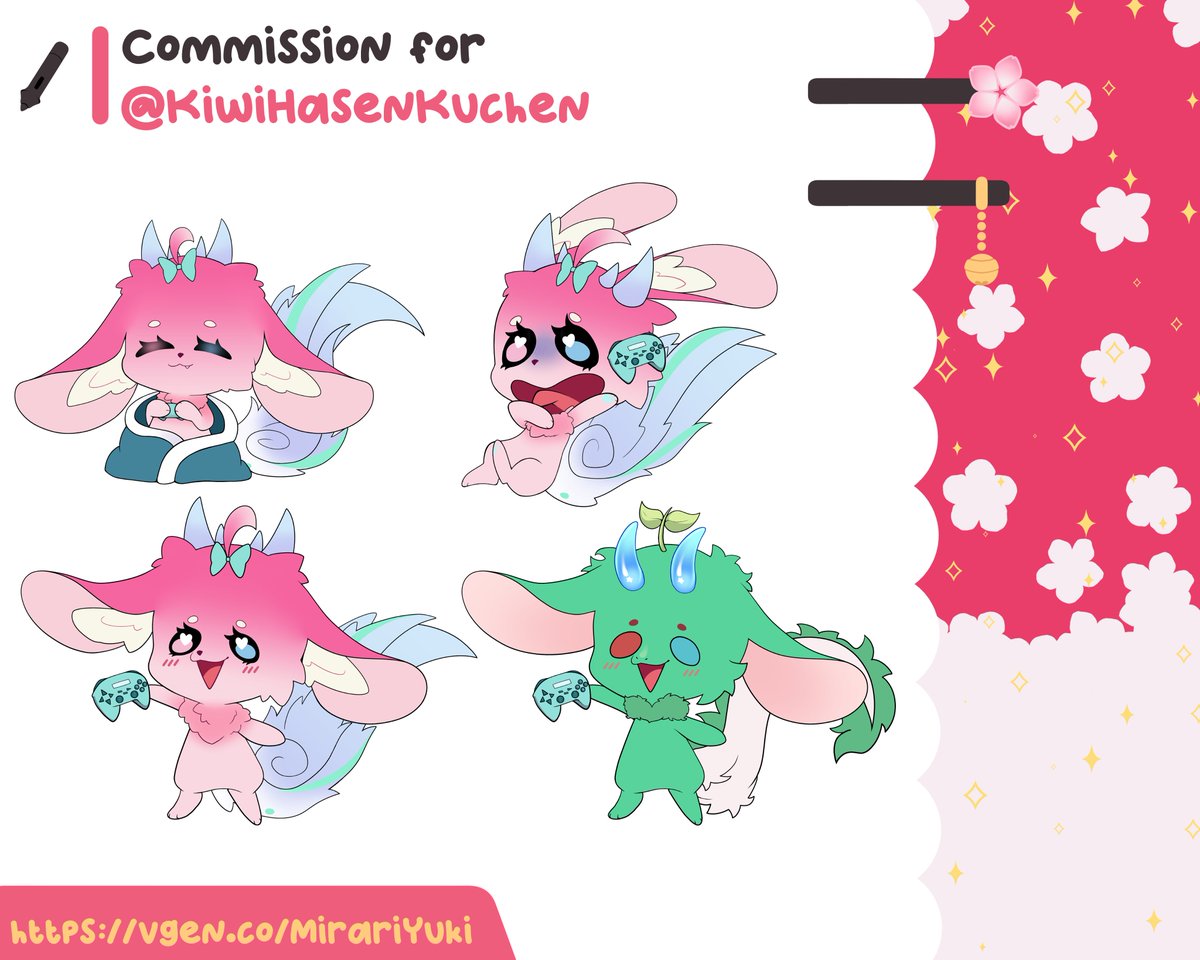 ╭┈┈┈┈┈ • ┈┈┈┈ ୨୧ ┈┈┈┈ • ┈┈┈┈┈╮ 
Pocket Chibis commission for <a href="/KiwiHasenKuchen/">Kiwi ✤ 🐇🍰 ✤</a>
╰┈┈┈┈┈ • ┈┈┈┈ ୨୧ ┈┈┈┈ • ┈┈┈┈┈╯ 

#VGen #VGenComm