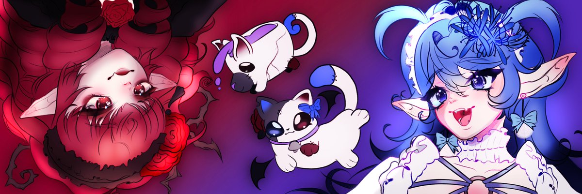 AmbrosiaBites 🧃 🍷 | VTuber Vampire Twins tweet media