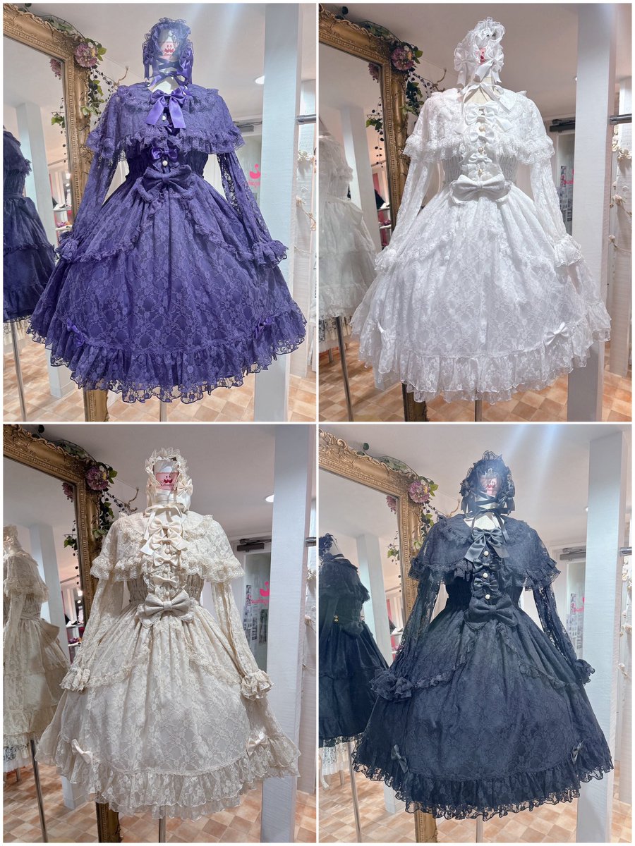 新入荷商品✨】 ♡総レースシャーリングJSK ・通常サイズ¥38280