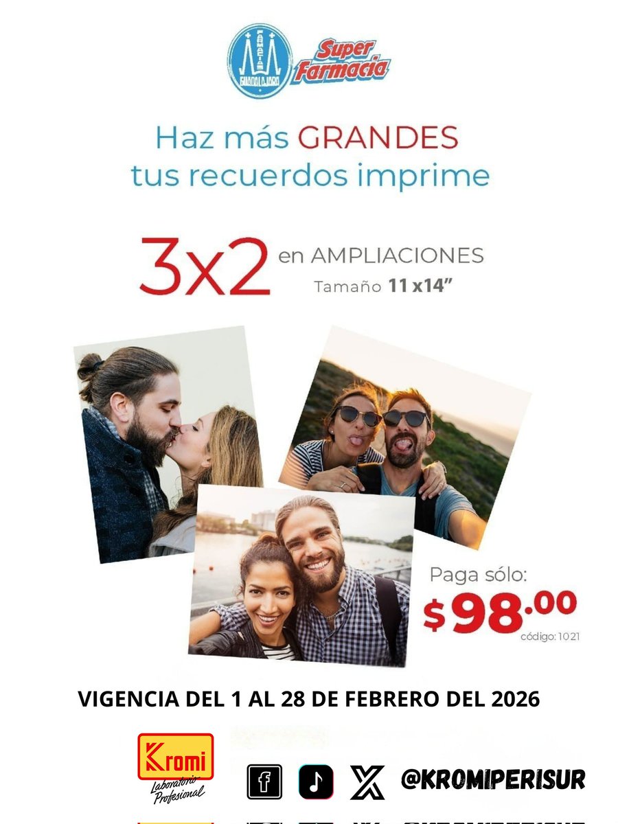KromiPeriSur's tweet photo. 👉  NOS PUEDES ENCONTRAR EN: 
C. 16 de Septiembre 10901, Loma Encantada, 72474 Heroica Puebla de Zaragoza, Pue. 

📍 👉 https://t.co/xFs23SirsJ 

Hashtag:
#KodakMoments 
#KromiPeriSur 
#Puebla 
#14deFebrero 
#DiadelAmorylaAmistad https://t.co/9YWftdElXB
