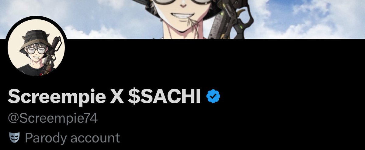 Screempie74's tweet photo. Changed my name to X $SACHI because I’m all in. Respect to the devs grinding and the community holding it down. This isn’t hype it’s conviction. We build, we grow, we win together. 

Time to join the movement! 

@sachi_coin 🚀

#SACHI https://t.co/ArlVrCKV5E