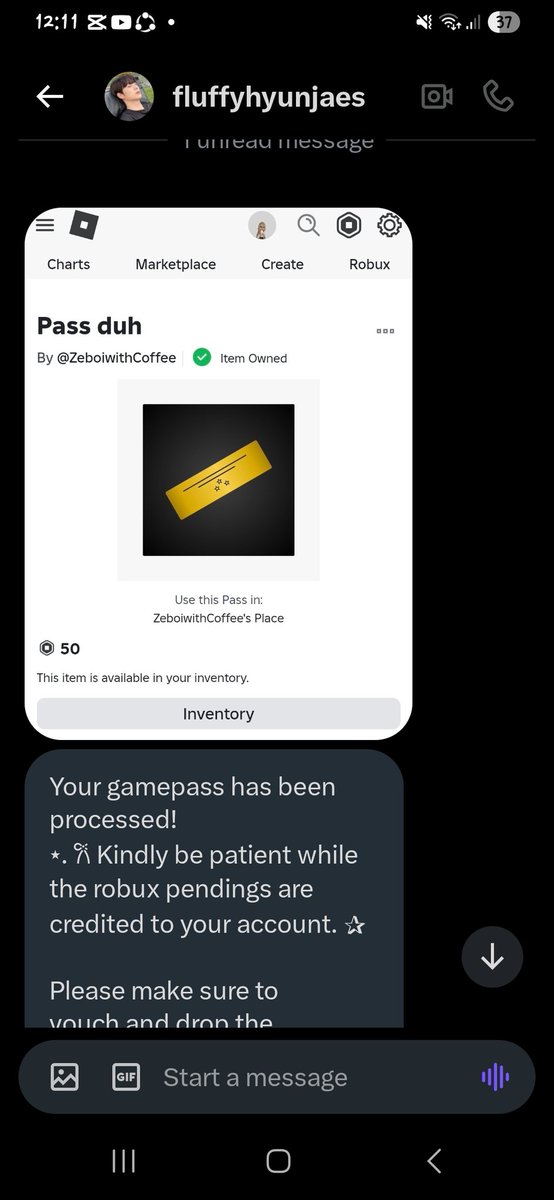 Thank you so much! 
Won a fast gw from <a href="/KrokKrok314205/">fluffyhyunjaes</a> 
#fluffyhyunjaes_resibo