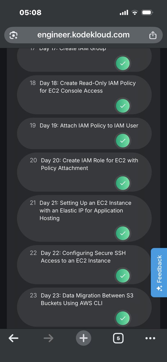 renzypovy's tweet photo. β
Day 23: Data Migration Between S3 Buckets Using AWS CLI
Small wins, big career gains.
#LearnAWS #AWS #CloudComputing https://t.co/0qplSssZLd