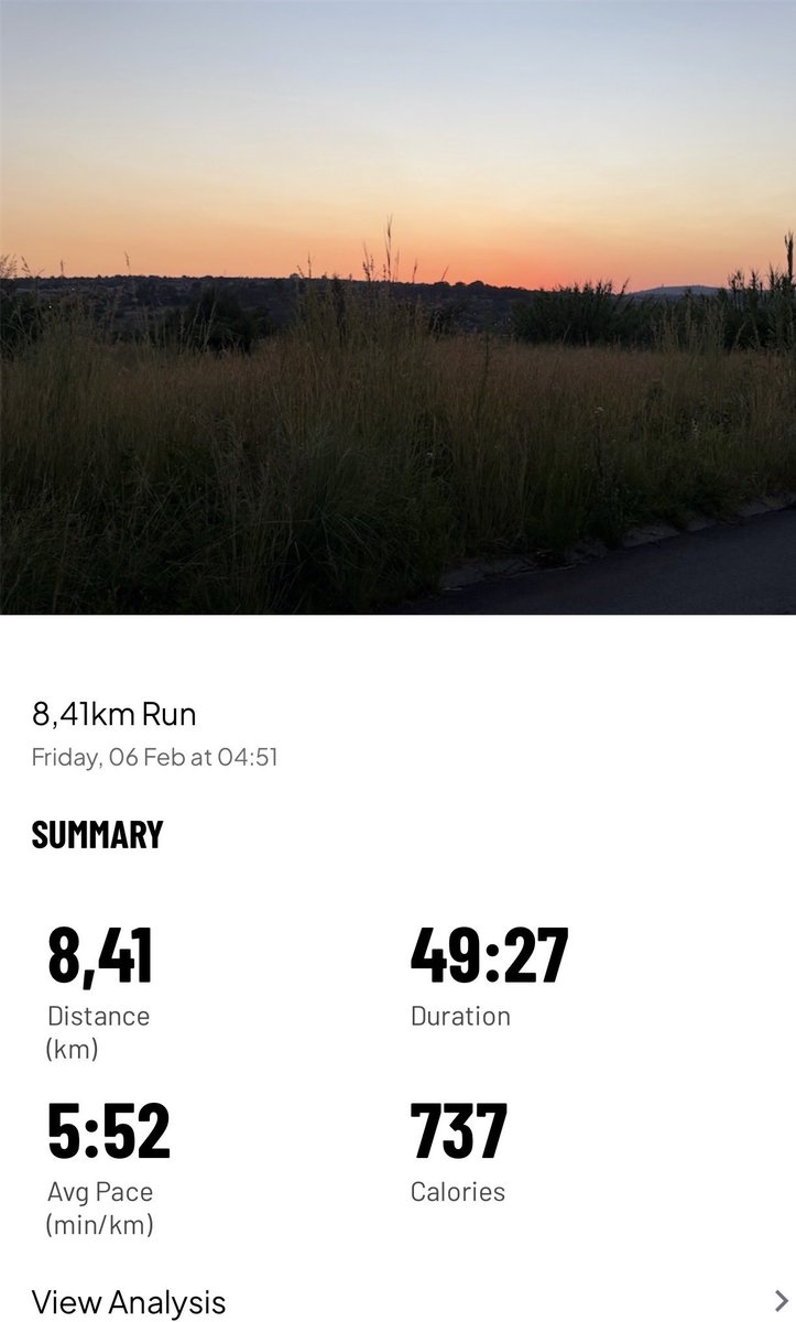 KeepMoving 8k chasing sunrise #Run #MapMyRun #Brooks #Running #RunFree