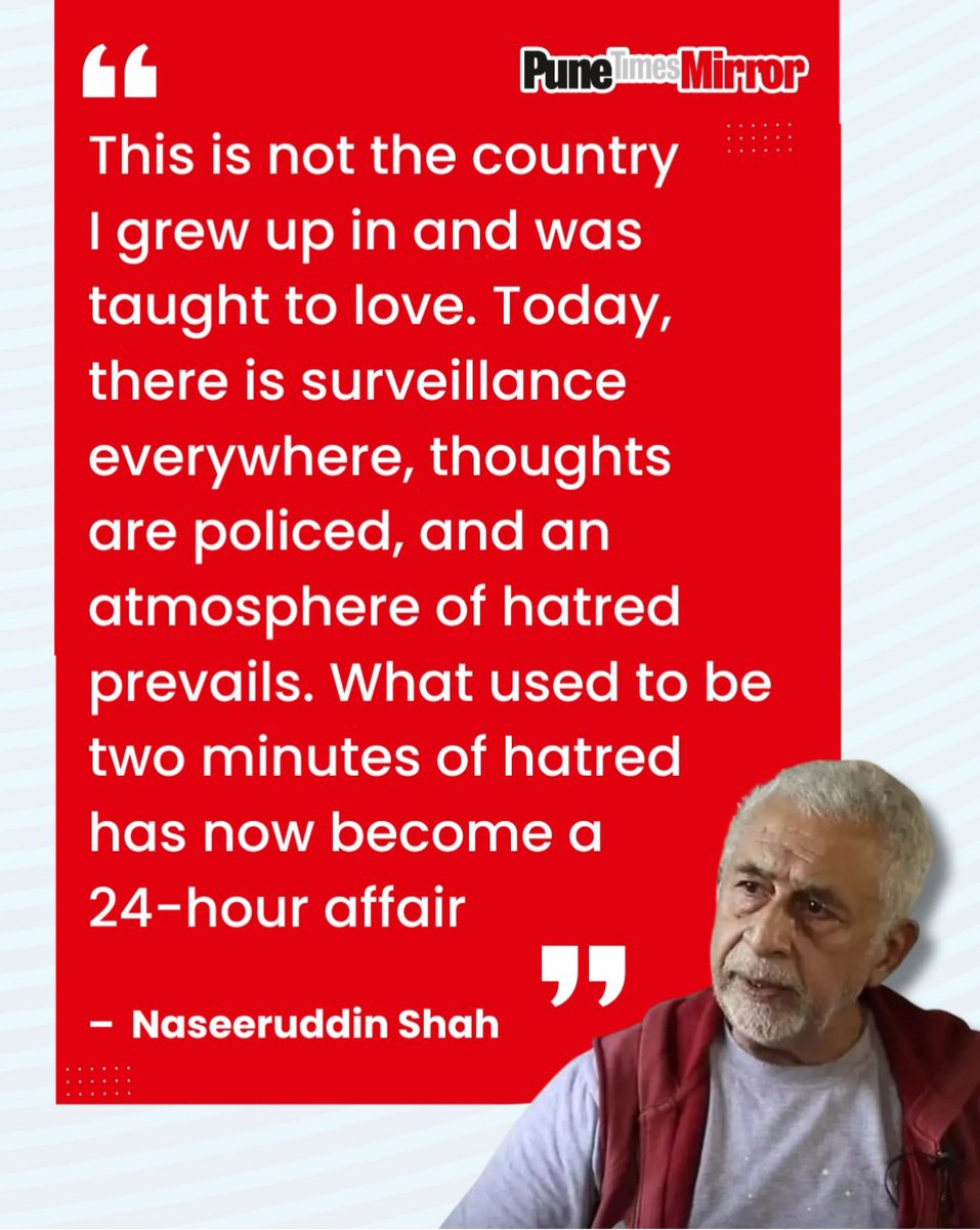 Mr. Naseeruddin Shah,

Whether you were invited or not to some random event in Mumbai is completely irrelevant to the Prime Minister of India. Dragging the PM into such trivial matters only exposes your obsession, not any wrongdoing on his part.

For nearly a decade now, you have