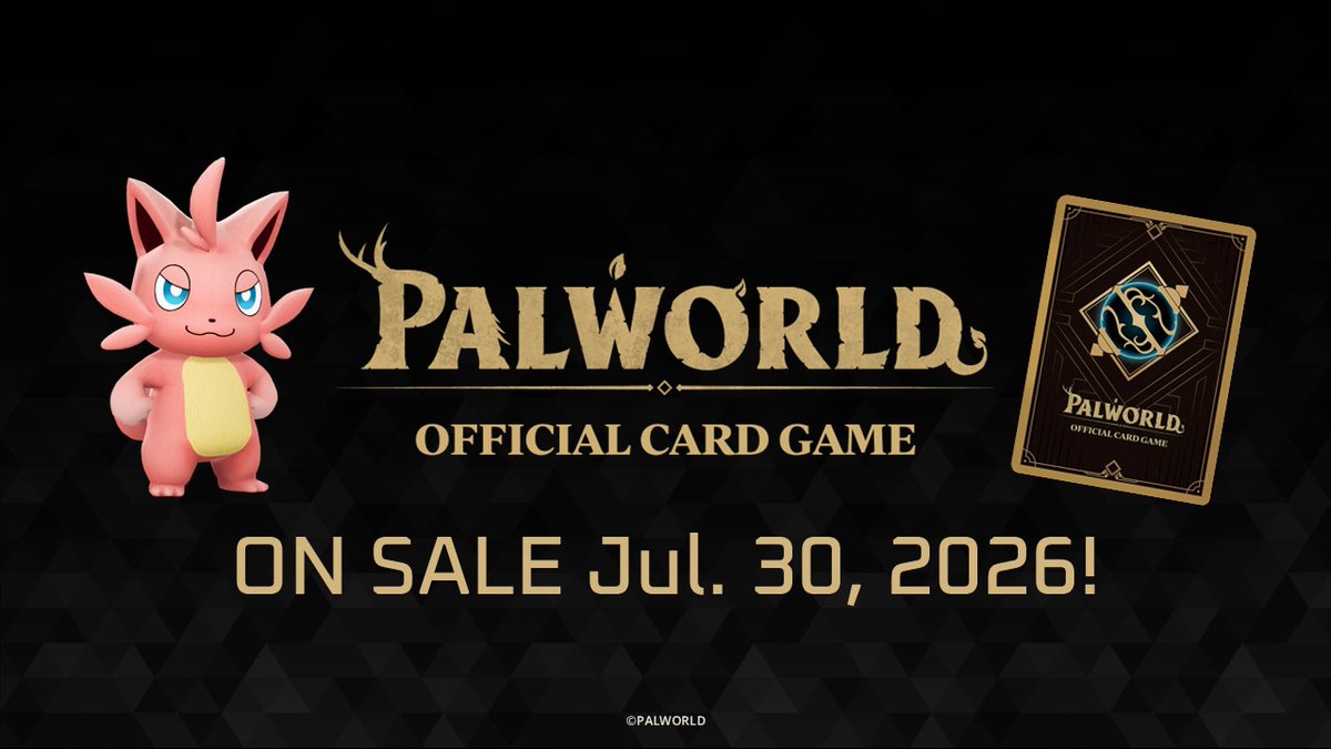Palworld OFFICIAL CARD GAME tweet media