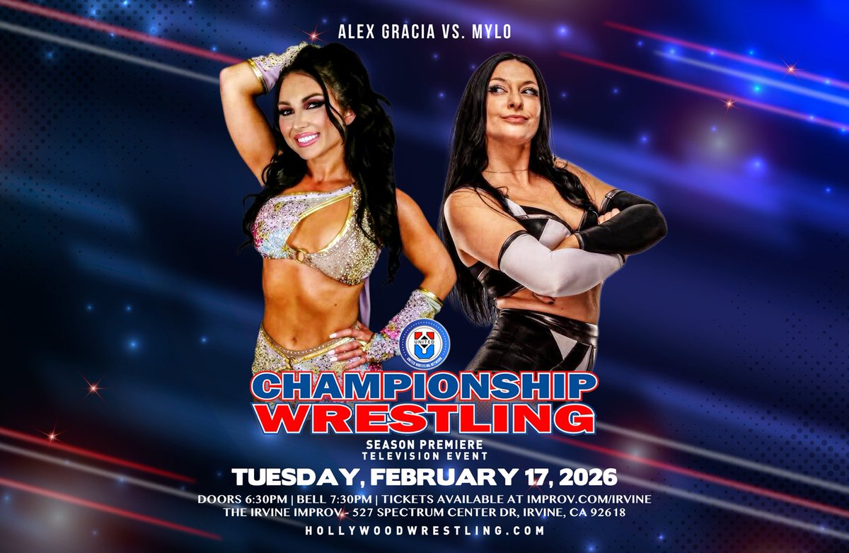 CWFHollywood's tweet image. Signed for Feb 17.

Alex Gracia
vs
The returning Mylo

Irvine.