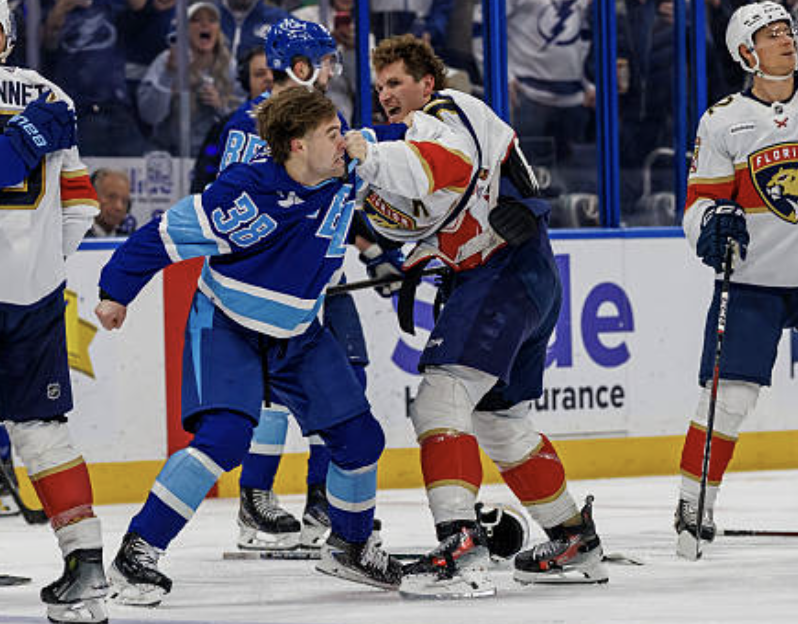 Brandon Hagel on Battle of Florida: 

“This is so good for the game. If you look back in the day, the rivalries were insane. It needs to get back into the game. It’s good for the players, shows a lot about the character of guys on your team. They’re fun. They’re playoff games.”