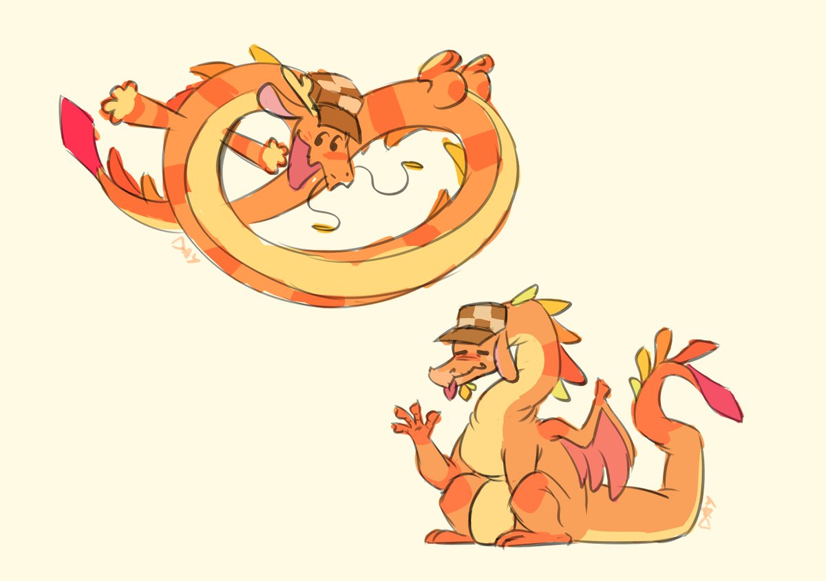 AviOfTheStars's tweet photo. Daytona doodles for the soul 🧡
(The humble pretzel and fat old geezer) https://t.co/cqSlyG6SGv