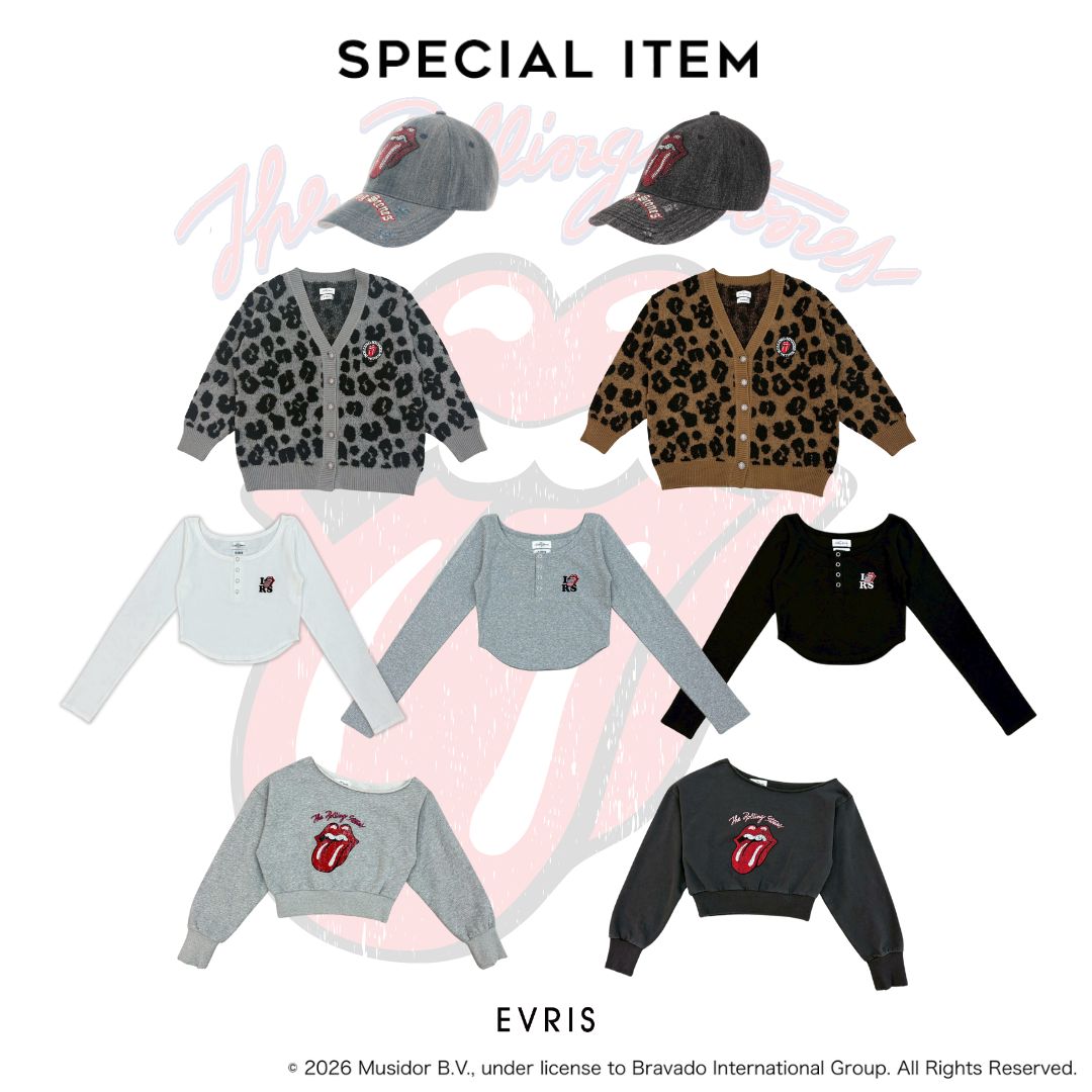 COMING SOON】 The Rolling Stones SPECIAL ITEMが登場🎸 EVRIS