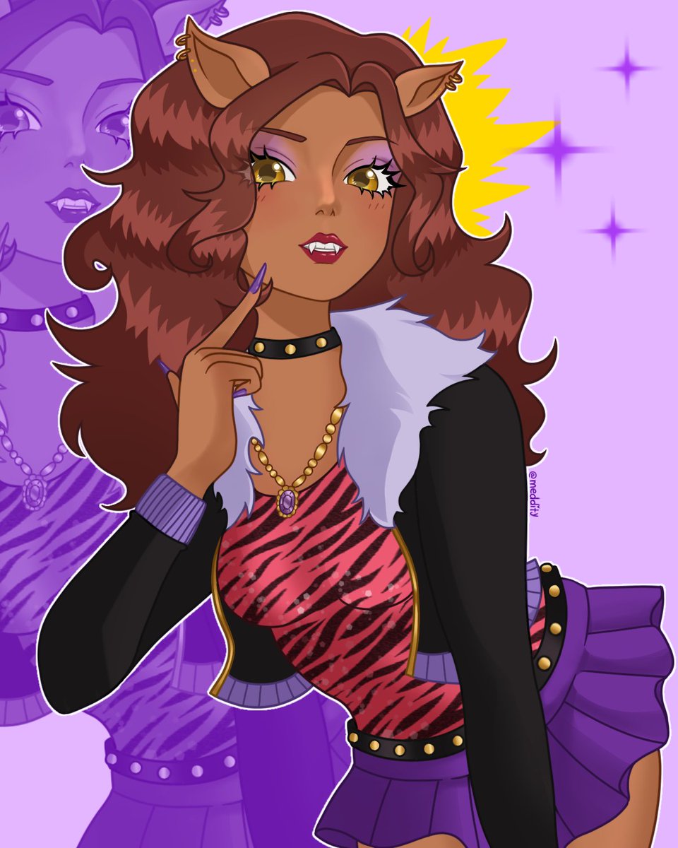 medditty's tweet photo. Clawdeen 🖤🐺
#MonsterHigh #fanart #illustration https://t.co/kRUvBVLccm