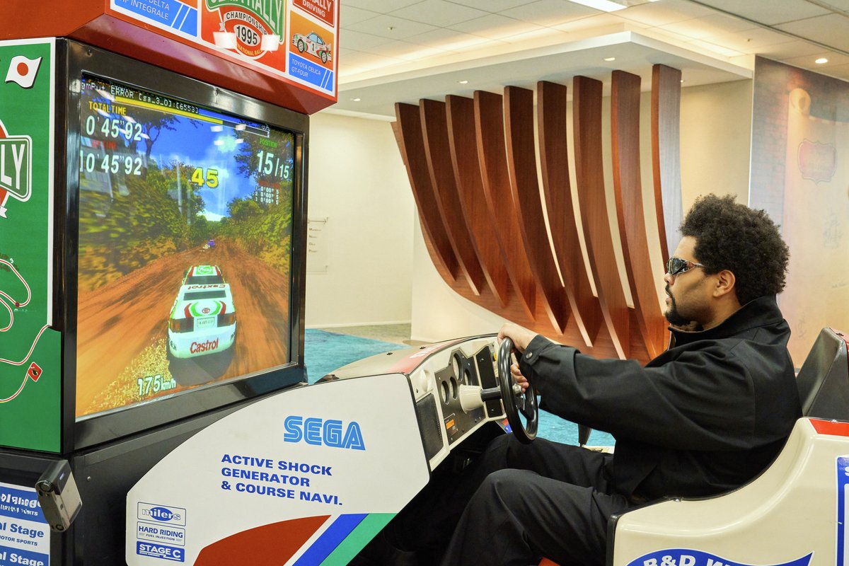 As a fan of both The Weeknd and old classic Sega racing games, this is my personal avengers moment