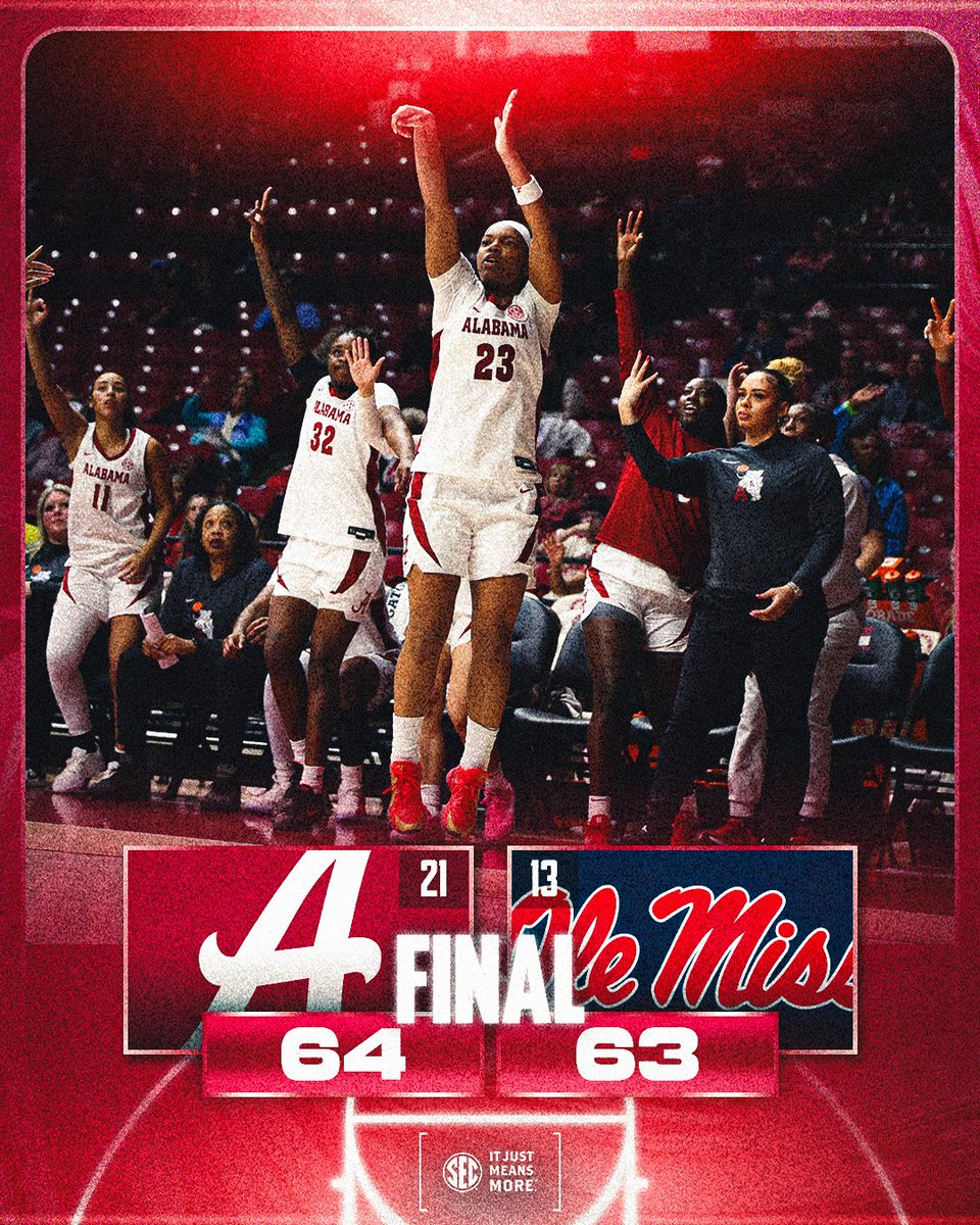 SEC's tweet image. CURRY CHAOS ⚡️

Alabama gets its third ranked win of the season – accomplishing the feat for the first time since the 1998-99 season!

@AlabamaWBB x #SECWBB