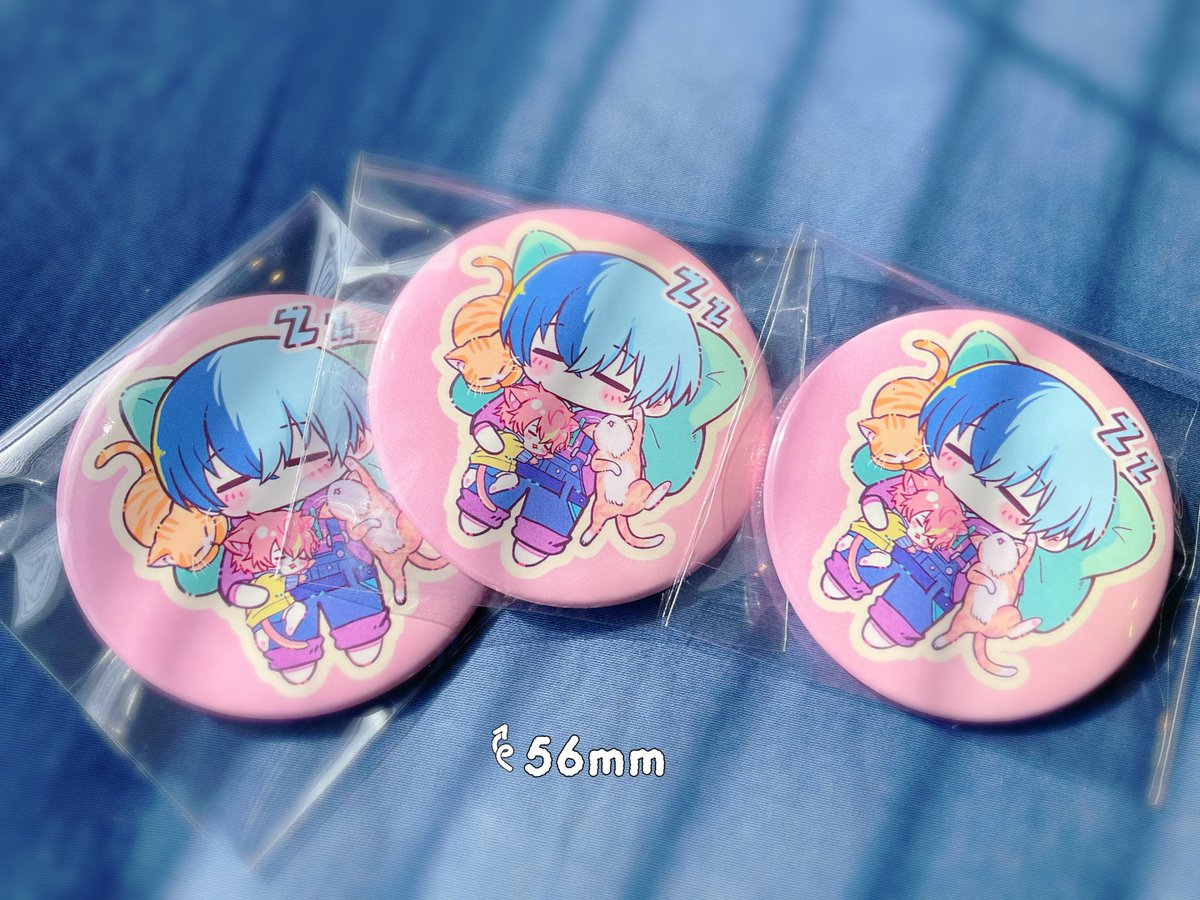 2/8頒布☕️🥞缶バッジ🐈