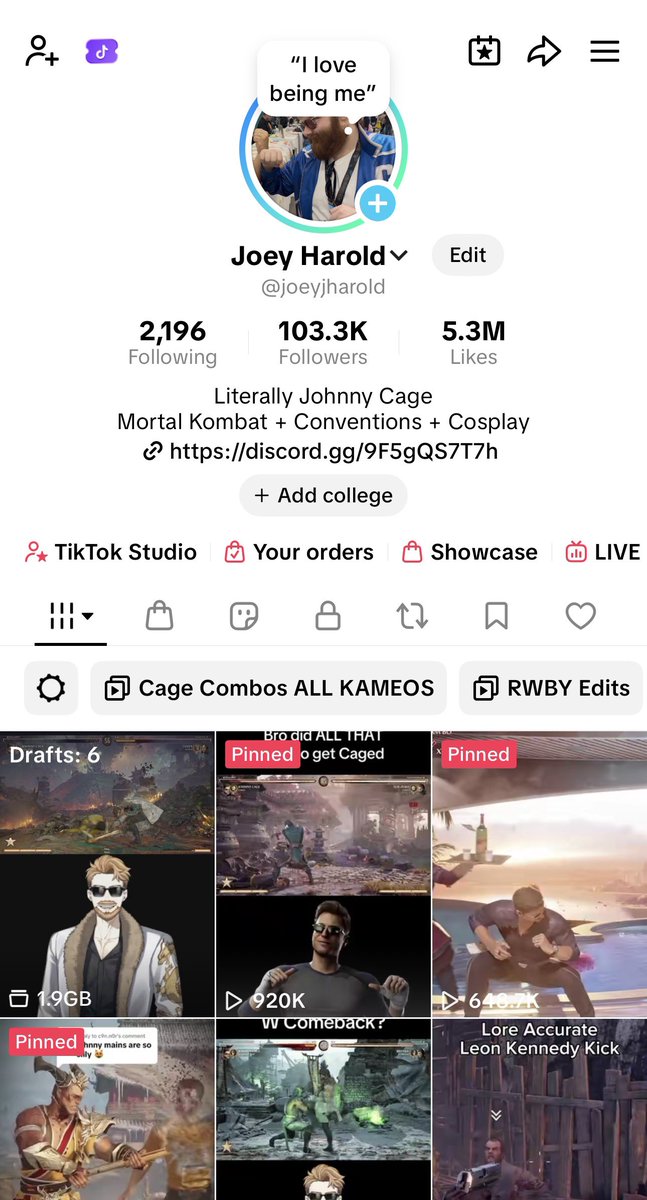 Joey Harold 👓Literally Johnny Cage 👓 ➡️LCTC tweet media