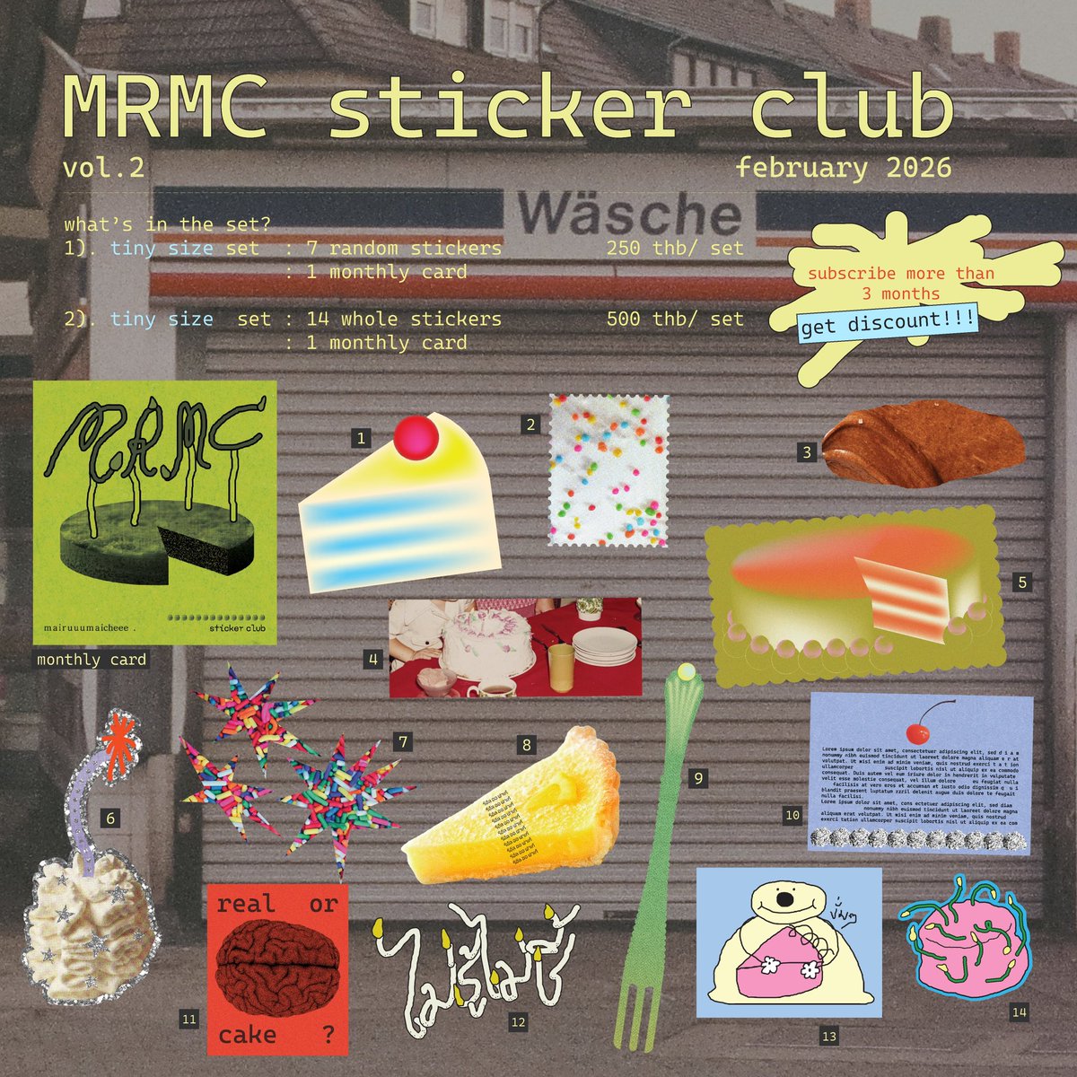 mairuuumaicheee's tweet photo. Let's joinๆ sticker club ( ・∀・)ノ🍰
collection จริงหรือเค้ก 

subscribe fee start at 250 baht !!! 
* รายละเอียดเพิ่มเติมสามารถดูในเมนชั่นด้านล่างเลยอิอิ* https://t.co/kpzpuBKj3n