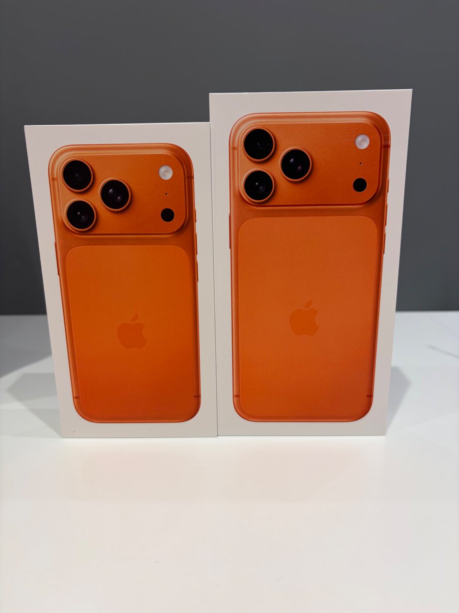 iPhone入荷情報📱】 #iPhone17ProMax #iPone17Pro #コズミックオレンジ