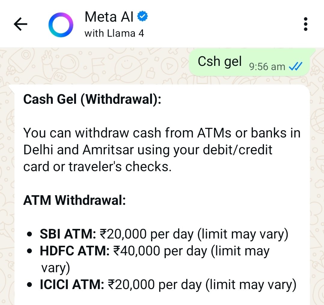 EXPOSURE_69's tweet photo. @Meta This needs to be solved how bad this is totally useless WhatsApp chatgpt also removed.  Same question asked to ChatGPT how perfectly answer my question. I think you need to learn from that @ChatGPTapp @WhatsApp https://t.co/rmndC00xZZ