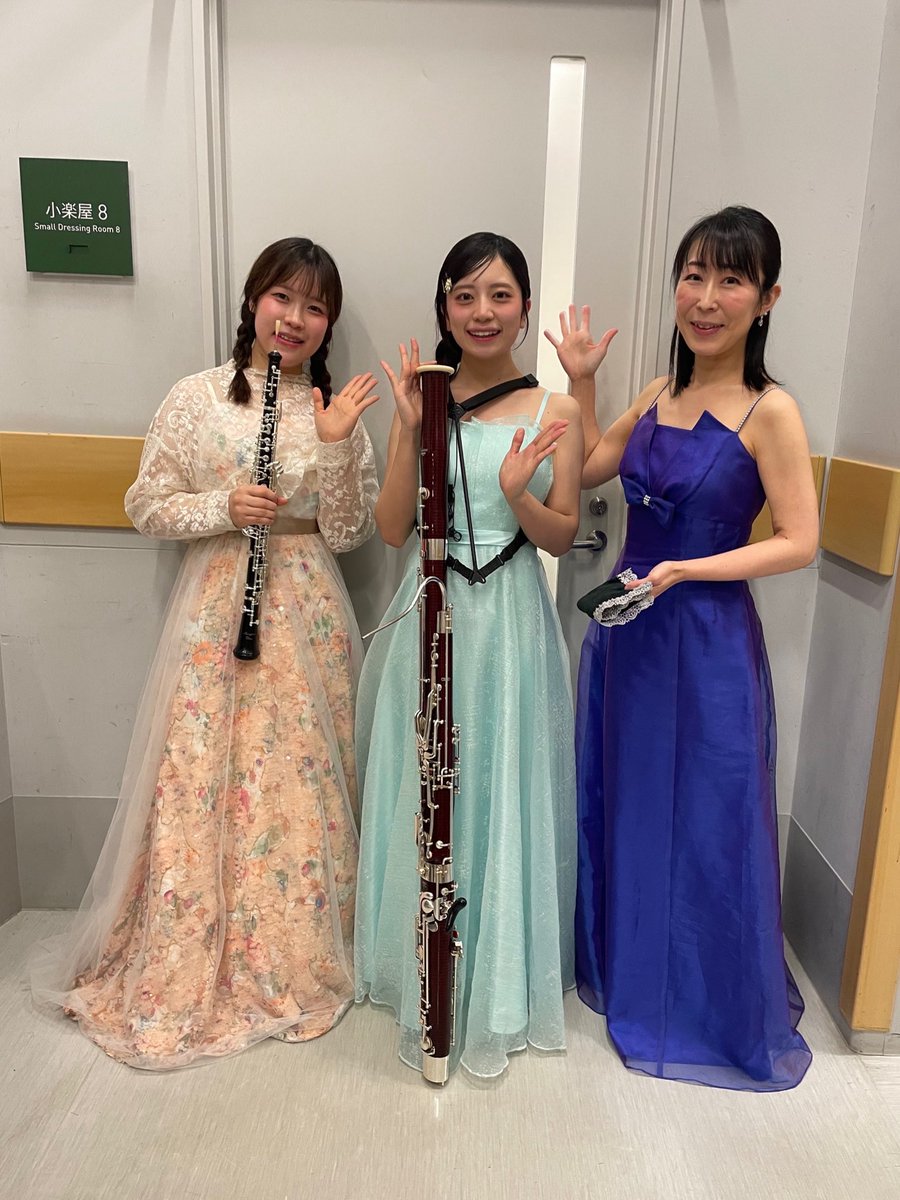 nanami_fg's tweet photo. 大学生活最後のファゴット科定期でした...!!🥲🪄
反省点もさまざまありますが、尊敬する皆さまと共に大好きな曲たちを演奏し、そして温かなお客さまにたくさんの拍手をいただいたあの時間... 感謝の気持ちしかありません。これからも精進してまいります！ https://t.co/xryYQ9IN11